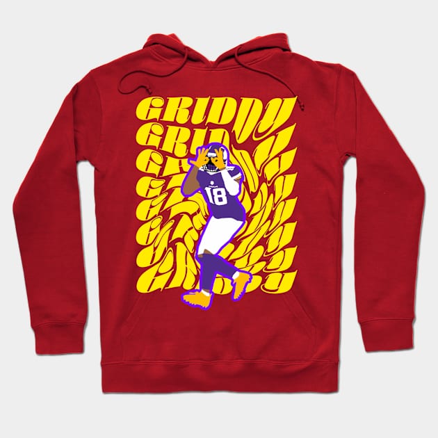 GRIDDY Justin Jefferson Hoodie by Mic jr